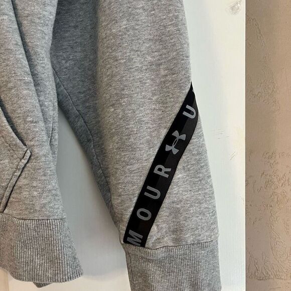 Under Armour Women’s Tape Wordmark Hoodie Size Large - Picture 3 of 12
